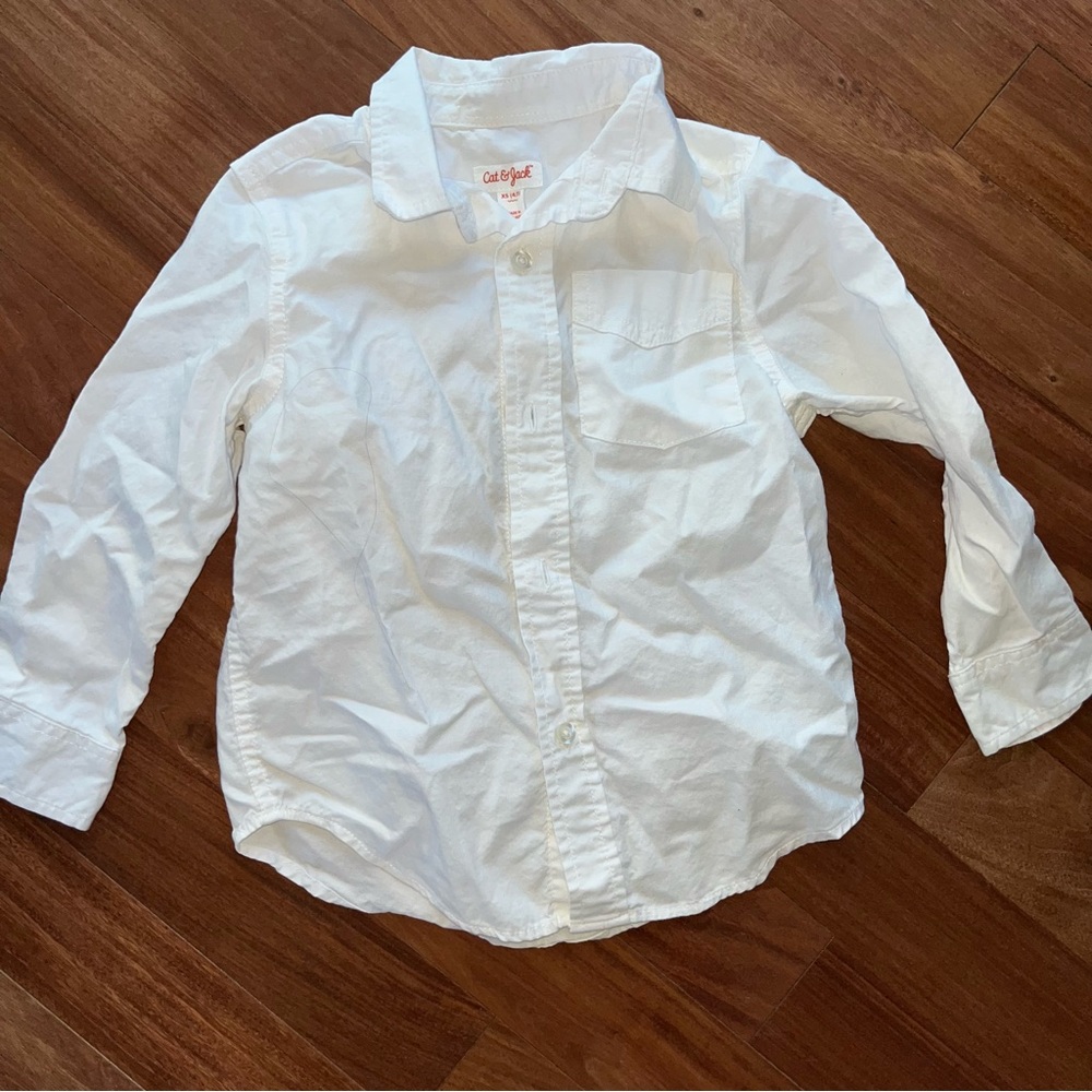 Boys XS(4/5) Cat & Jack Oxford Button Up